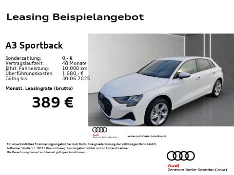 AUDI A3 Sportback 30 TFSI S Line int. S tro.  Virt.C  NAV