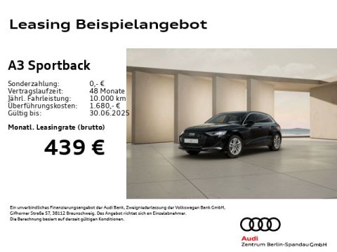 AUDI A3 Sportback 30 TFSI Adv. S tronic  ACC R-CAM