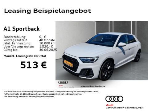 AUDI A1 Sportback 40 TFSI S line S tronic  ACC R-CAM