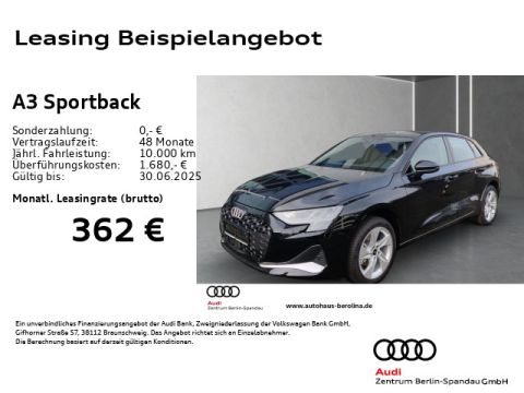 AUDI A3 Sportback 30 TFSI Adv. S tronic  GRA PDC 