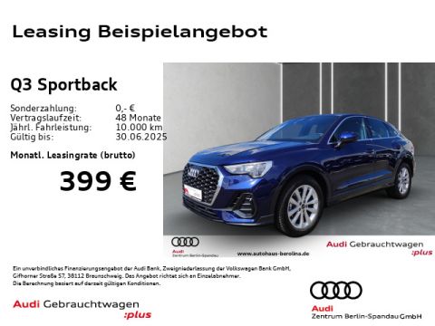 AUDI Q3 Sportback 35 TDI S tronic  ACC NAV  R-CAM