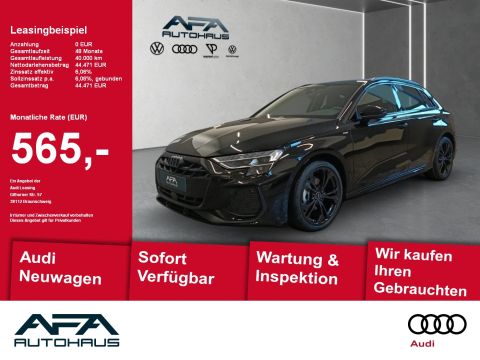 AUDI A3 Sportback 35 TDI S-Line Leder opt.schwarz LED