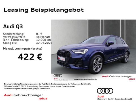 AUDI Q3 35 TFSI S line S tronic  AHK Opt.-Schwarz 