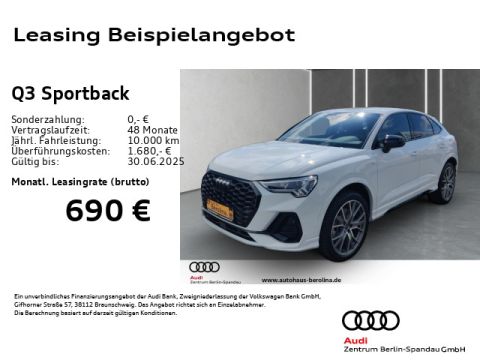 AUDI Q3 Sportback 40 TFSI qu. S line S tronic  SONOS