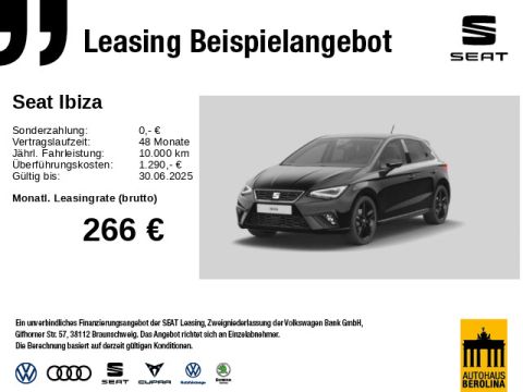 SEAT Ibiza 1.0 TSI FR DSG  Vision  NAV LED GRA SHZ