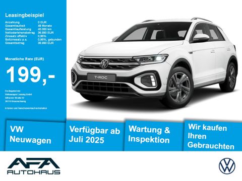 VW T-Roc 1,5 TSI R-Line DSG AHK LED ACC App-Conn.