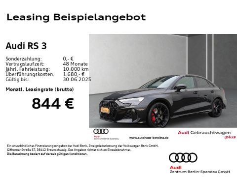 AUDI RS3 Lim.  PANO MATRIX SONOS HuD NAV  ACC R-CAM