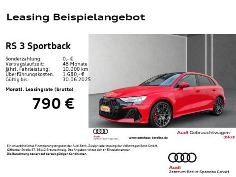 AUDI RS3 Sportback  PANO MATRIX SONOS HuD NAV  ACC