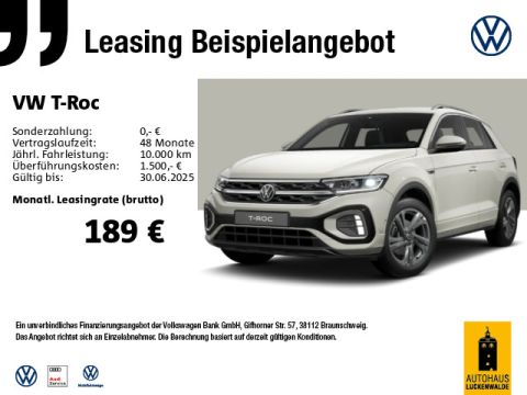 VW T-Roc 1.0 TSI R-Line  ACC LED  SHZ App-Connect