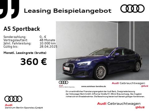 AUDI A5 Sportback 35 TFSI S tronic  MATRIX R-CAM