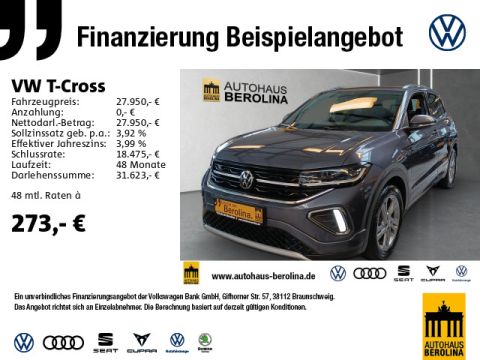 VW T-Cross 1.5 TSI R-Line DSG  AHK ACC R-CAM SHZ