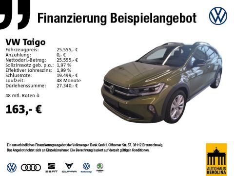 VW Taigo 1.5 TSI MOVE DSG  MATRIX R-CAM NAVI