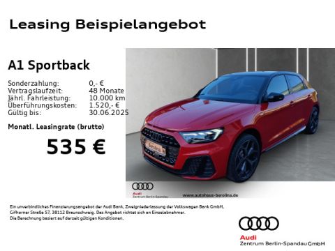 AUDI A1 Sportback 40 TFSI S line S tronic  SONOS GRA